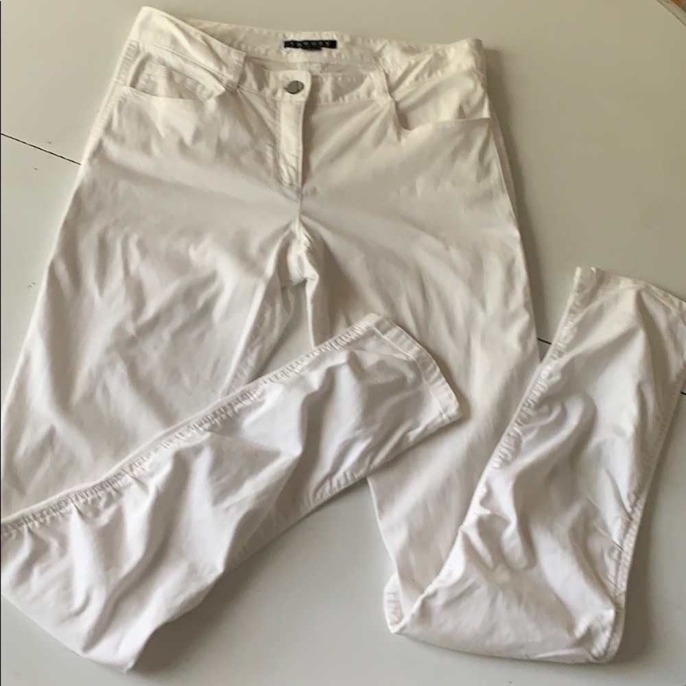 Theory white skinny pants, size 6